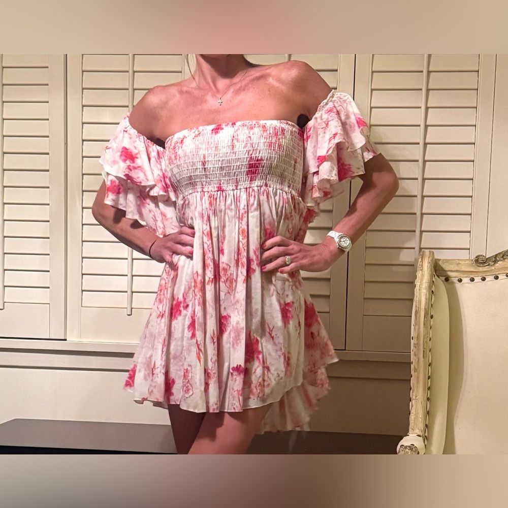 MISA Los Angeles on or off shoulder babydoll dress - Picture 6 of 13